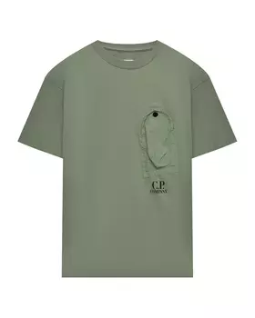 Футболка с накладным карманом CP Company