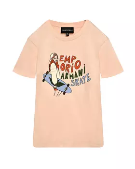 Футболка с принтом "Emporio Armani Skate"