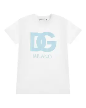 Футболка с принтом лого Dolce&Gabbana