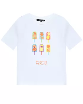 Футболка с принтом "мороженое с фруктами" Dan Maralex