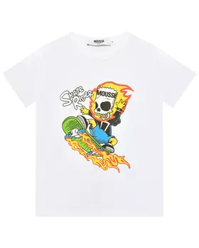 Футболка с принтом skate rider Mousse kids