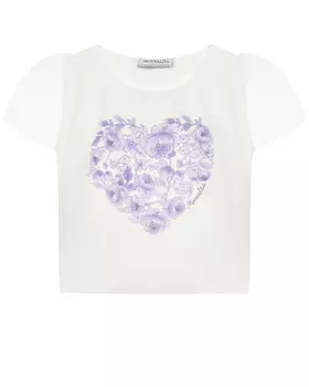 Футболка с рукавами из фатина Monnalisa