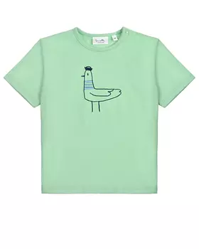 Футболка с вышивкой "чайка" Sanetta fiftyseven