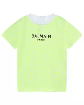 Футболка со сплошным лого Balmain