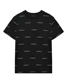 Футболка со сплошным лого Givenchy