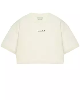 Футболка укороченная с лого на груди Les Coyotes de Paris