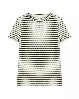 Футболка вязаная в морскую полоску Les Coyotes de Paris