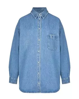 Голубая джинсовая рубашка Forte dei Marmi Couture