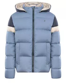 Голубая куртка с контрастными вставками Herno детская
