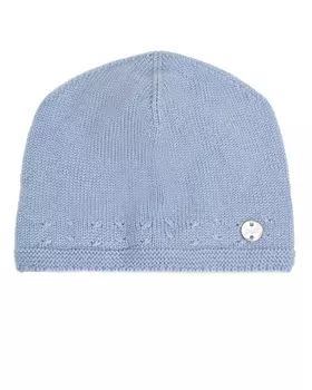 Голубая шапка из шерсти Paz Rodriguez детская
