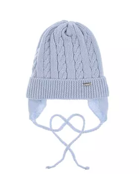 Голубая шапка с ушками Il Trenino детская