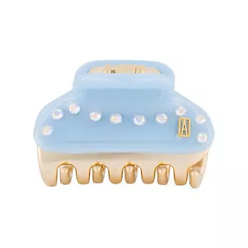 Голубая заколка-краб со стразами, миди Alexander de Paris детская