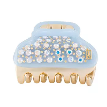 Голубая заколка-краб со стразами, миди Alexander de Paris детская