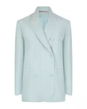 Голубой двубортный жакет Hinnominate