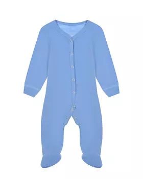 Голубой комбинезон из шерсти Norveg детский
