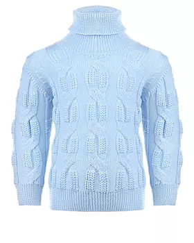 Голубой свитер из шерсти Arc-en-ciel детский