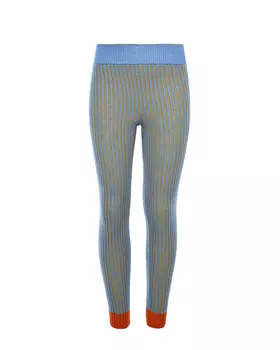 Голубые леггинсы из смесовой шерсти Paade Mode детские