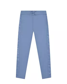 Голубые спортивные брюки Emporio Armani детские