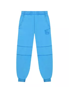 Голубые спортивные брюки с нашивкой MM6 Maison Margiela детские