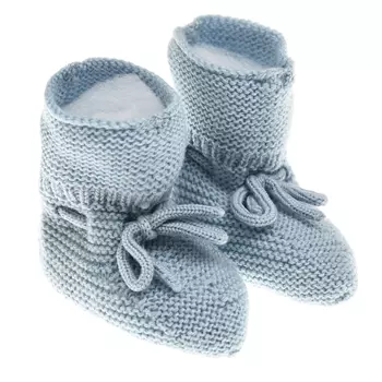 Голубые вязаные пинетки Paz Rodriguez детские