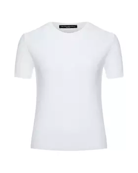 Хлопковая футболка, белая Pietro Brunelli