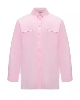 Хлопковая рубашка с длинными рукавами, розовая Dan Maralex