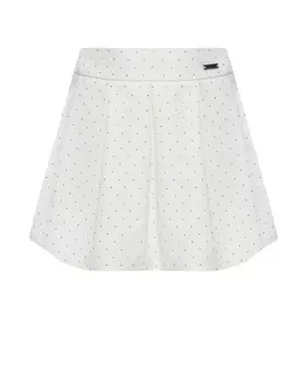 Юбка белая со стразами Monnalisa
