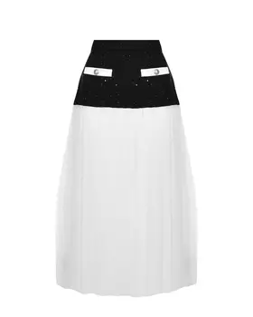 Юбка из фатина с кокеткой Balmain