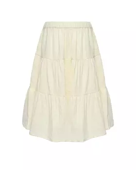 Юбка из органического хлопка, белая Mipounet