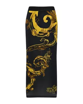 Юбка-карандаш с орнаментом Versace Versace Jeans Couture