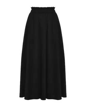 Юбка миди из поплина с боковыми карманами Pietro Brunelli