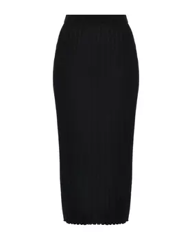 Юбка миди в рубчик из хлопка Pietro Brunelli