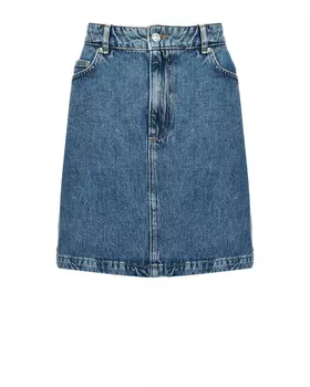 Юбка мини из денима, голубая Mo5ch1no Jeans
