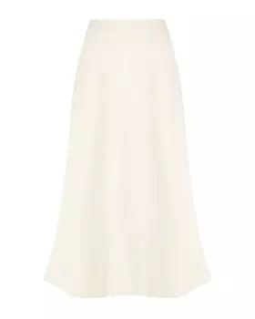 Юбка молочного цвета из шерсти Alena Akhmadullina