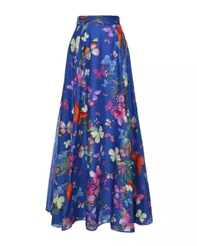 Юбка с принтом "бабочки" Charo Ruiz