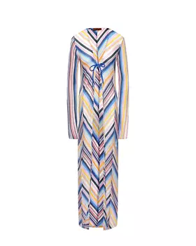 Кардиган в пол, принт зигзаги Missoni