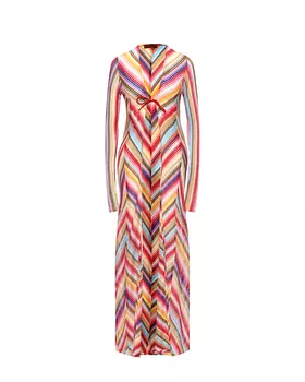 Кардиган в пол, принт зигзаги Missoni