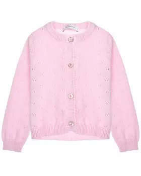 Кардиган вязаный с узорами Monnalisa