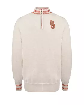 Кашемировый джемпер песочного цвета Brunello Cucinelli детский