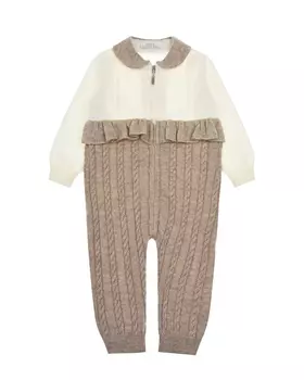 Кашемировый комбинезон с оборкой Tomax детский