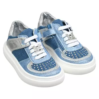 Кеды со стразами Monnalisa