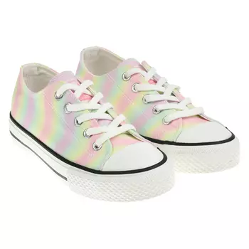 Кеды текстильные, принт радуга Naturino