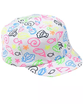 Кепка с разноцветным морским принтом Catya
