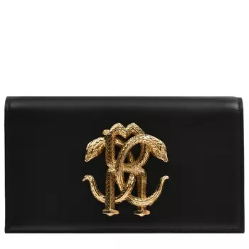Клатч на латунной цепочке Roberto Cavalli