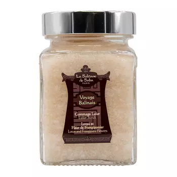 Кокосово-рисовый гоммаж Лотос и Франжипани, 300 г La Sultane de Saba