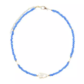 Колье из бисера с жемчугом I Love Cameo