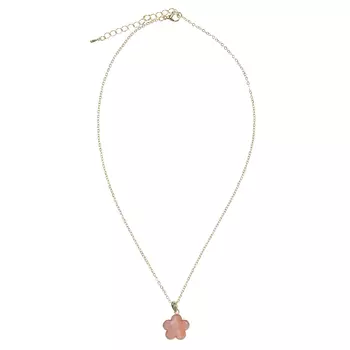 Колье, персиковый перламутр/золото Rena Chris детский