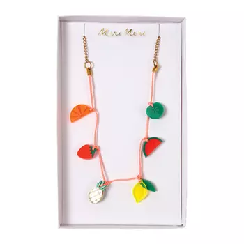 Колье "Фрукты" Meri Meri детское
