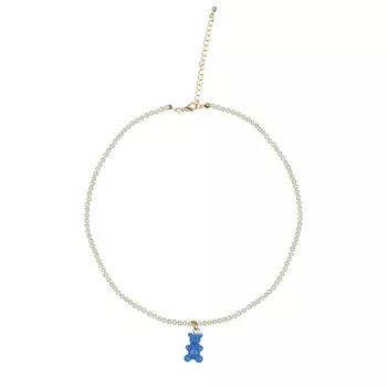 Колье с подвеской, "медвежонок" синий Tais детское
