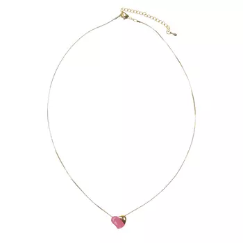 Колье с подвеской "сердце". розовый Tais детское